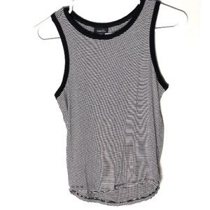 Black and White Stripped Tank Top